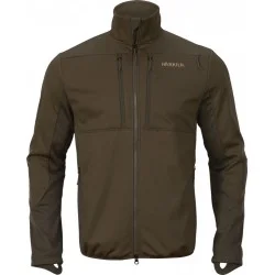 BLUZA MYŚLIWSKA MĘSKA HARKILA MOUNTAIN HUNTER PRO WSP FLEECE JACKET HUNTING GREEN / SHADOW BROWN Wybór klientów