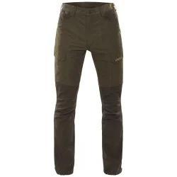 Ekspresowa dostawa SPODNIE MYŚLIWSKIE MĘSKIE HARKILA SCANDINAVIAN TROUSERS WILLOW GREEN / DEEP BROWN