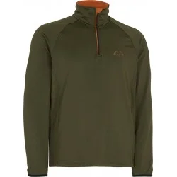 BLUZA MYŚLIWSKA MĘSKA SWEDTEAM RIDGE ANTIBITE M SWEATER HALF-ZIP FOREST GREEN Zamów dziś