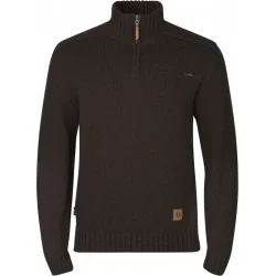 SWETER MYŚLIWSKI MĘSKI HARKILA ANNABODA 2.0 HSP KNIT PULLOVER DEMITASSE BROWN Hit cenowy