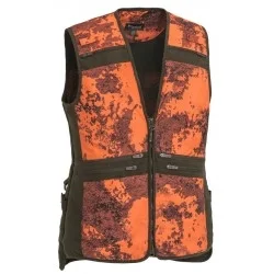 Ostatnie sztuki KAMIZELKA MYŚLIWSKA DAMSKA PINEWOOD FURUDAL HUNTER PRO CAMOU VEST STRATA BLAZE / SUEDE BROWN