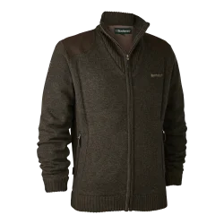 Wyprzedaż SWETER MYŚLIWSKI MĘSKI DEERHUNTER CARLISLE KNIT CARDIGAN WITH STORMLINER DARK ELM