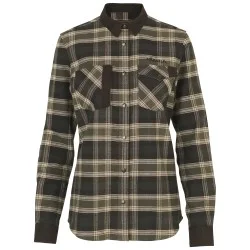 Bezpieczne zakupy KOSZULA MYŚLIWSKA DAMSKA HARKILA AIVAK L/S SHIRT WOMEN OLIVE