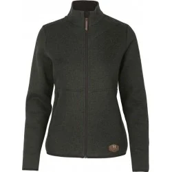 Rabat SWETER MYŚLIWSKI DAMSKI HARKILA METSO FULL ZIP JERSEY WILLOW GREEN