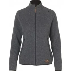 SWETER MYŚLIWSKI DAMSKI HARKILA METSO FULL ZIP JERSEY SLATE GREY Najlepsza cena