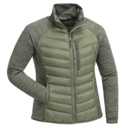 BLUZA MYŚLIWSKA DAMSKA PINEWOOD ABISKO HYBRID POWER FLEECE JACKET CLOVER GREEN / DARK GREEN Zamów dziś