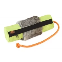 Oferta limitowana APORT DLA PSÓW FIREDOG SNACK DUMMY LARGE NEON GREEN Z FUTREM