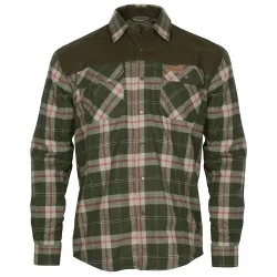 Do wyczerpania zapasów KOSZULA MYŚLIWSKA MĘSKA PINEWOOD DOUGLAS SHIRT DARK GREEN / RED