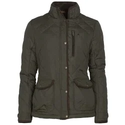 KURTKA MYŚLIWSKA DAMSKA PINEWOOD NYDALA CLASSIC QUILT JACKET MOSSGREEN Tylko dziś
