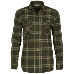 KOSZULA MYŚLIWSKA DAMSKA PINEWOOD PRESTWICK PRESTWICK EXCLUSIVE SHIRT DARK GREEN / GREEN Nowość