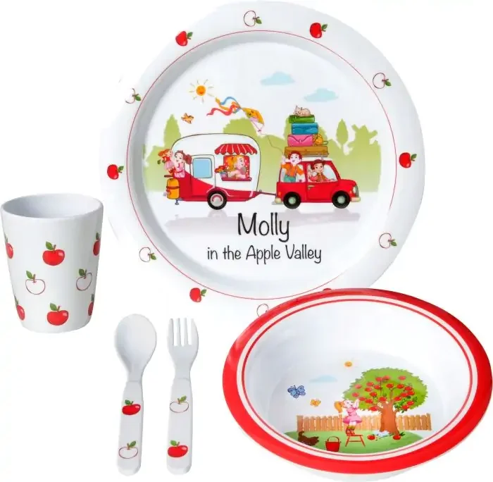 Zestaw obiadowy dla dzieci Molly Kids Girl 3M+ firmy Brunner Wybór klientów
