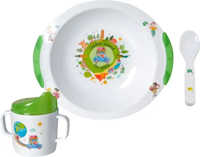 Oferta Zestaw obiadowy dla dzieci Around The World 6M+ firmy Brunner