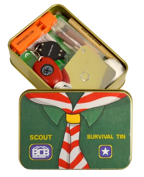 Oferta limitowana Zestaw Survivalowy BCB Scout Survival Tin NEW