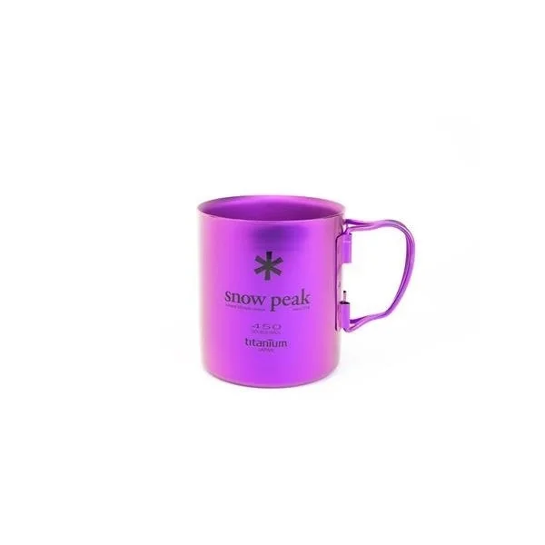 Kubek tytanowy - Snow Peak Titanium Single Mug 450 - Purple Nowość