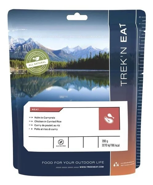Wyjątkowa oferta Trek'n Eat - Kurczak z ryżem w sosie Curry - 200g