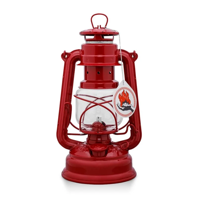 Lampa naftowa - Feuerhand Hurricane Lantern 276 - Czerwona Oferta limitowana