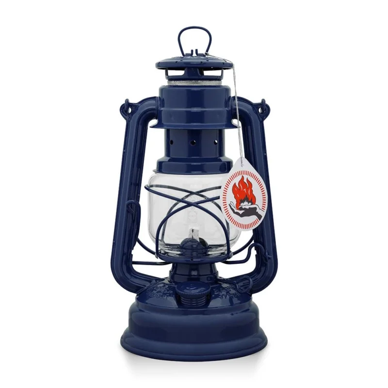 Lampa naftowa - Feuerhand Hurricane Lantern 276 - Niebieska Tani
