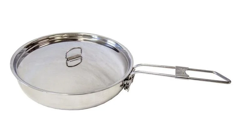 Patelnia z przykrywką Pathfinder Folding Skillet and Lid Set Hit sprzedaży