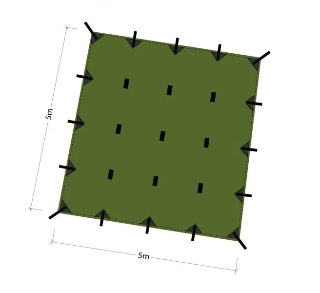 Do wyczerpania zapasów Tarp DD Hammocks 5x5 - Olive