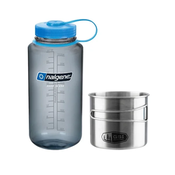 Zestaw butelka Nalgene Everyday 1L i kubek GSI Glacier Bezpieczna płatność