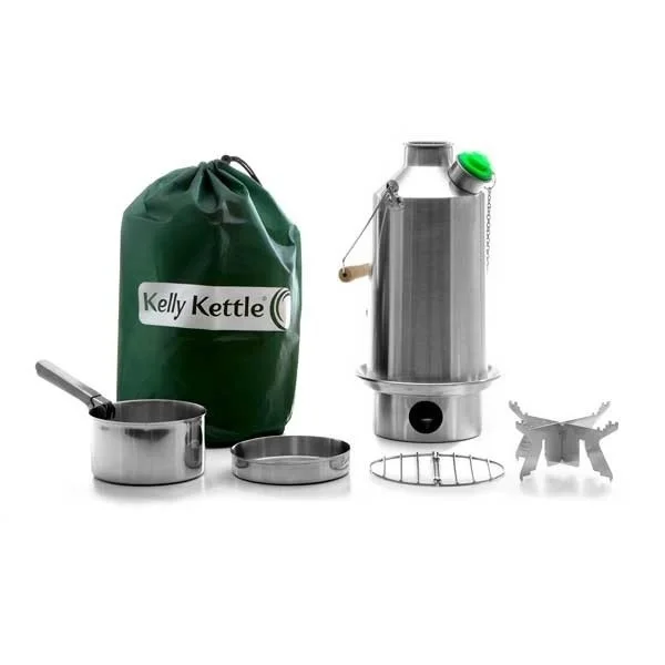 Dostępne od ręki Zestaw Kelly Kettle BASIC Base Camp 1,6L Stalowy