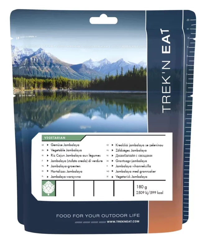 Trek'n Eat -Warzywna Jambalaya - danie wegańskie - 180g Najlepsza cena
