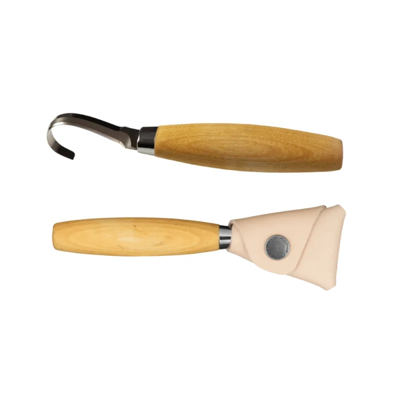 Taniej MORAKNIV - Nóż łyżkowy Mora Hook Knife 164 Left Hand (S) ze skórzaną pochwą