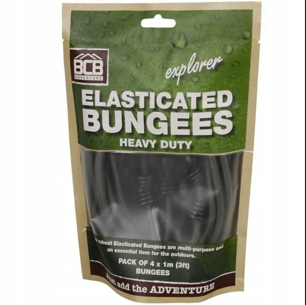 Linki elastyczne z zaczepami 4 szt - BCB Bungees Elasticated - Olive Kup teraz