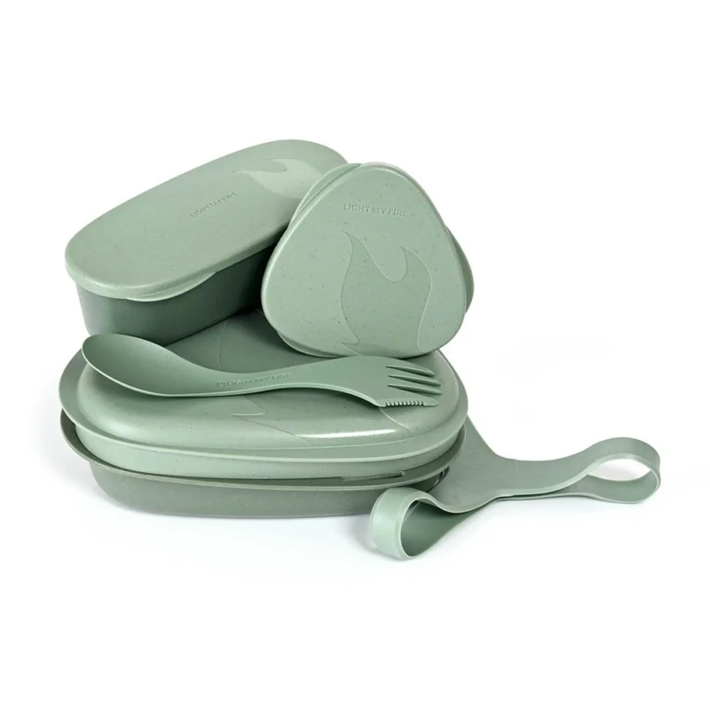 Wyprzedaż Zestaw turystyczny Light My Fire - LunchKit BIO - sandygreen