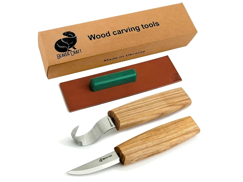Darmowy zwrot Zestaw noży do rzeźbienia - BeaverCraft S01 - Spoon Carving Tool Set