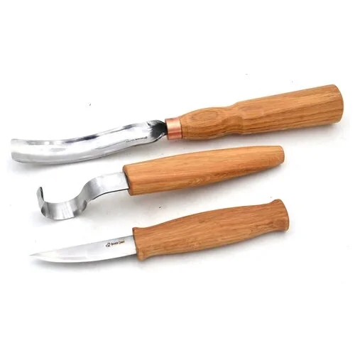 Ekspresowa dostawa Zestaw do rzeźbienia z dłutem - BeaverCraft S14 - Spoon Carving Set with Gouge