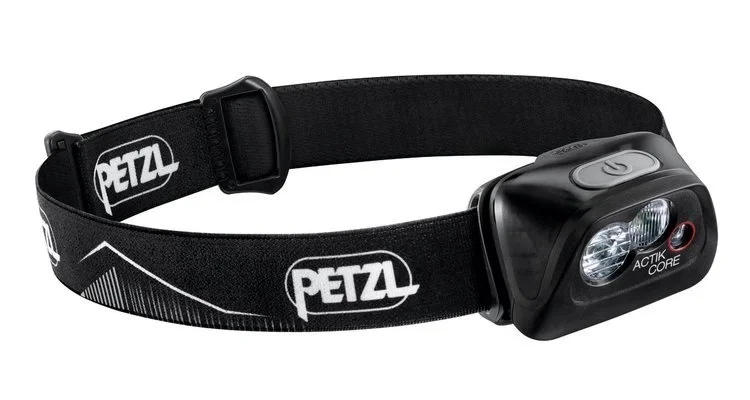 Latarka czołowa Petzl Actik Core - Czarna Bezpieczne zakupy