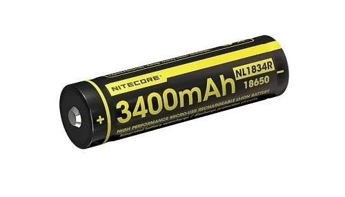 Akumulator Nitecore 18650 Micro USB NL1834R 3400mAh Bezpieczna płatność