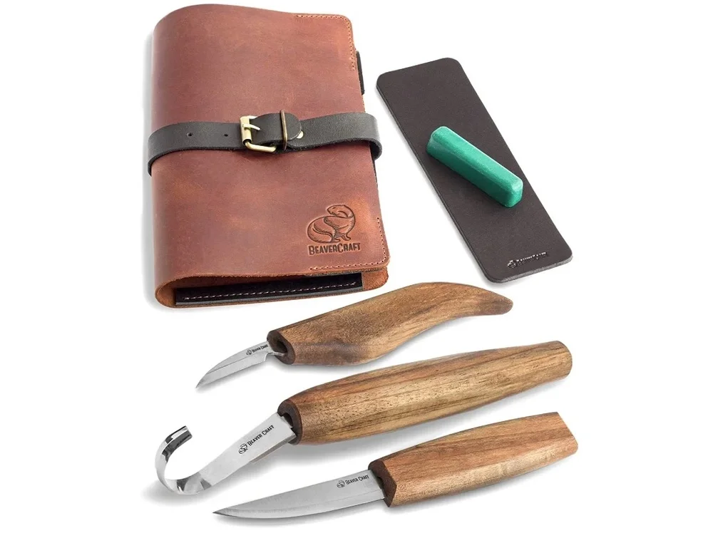 Zestaw noży do rzeźbienia - BeaverCraft S13X - Limited Edition Wood Carving Tool Set Taniej