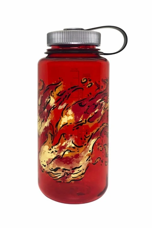 Oferta czasowa Butelka Nalgene Elements 1L Widemouth - Fire - Edycja Limitowana