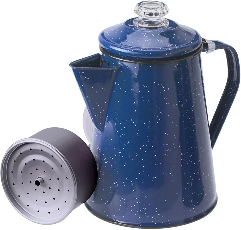 Czajnik - Perkolator - GSI Percolator 8 Cup - Blue Zniżka