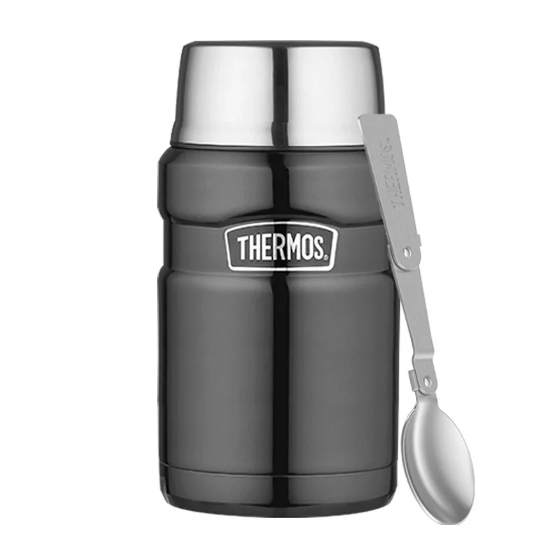 Szybka wysyłka Termos obiadowy z łyżką i kubkiem Thermos Style 0,71L - szary matalik