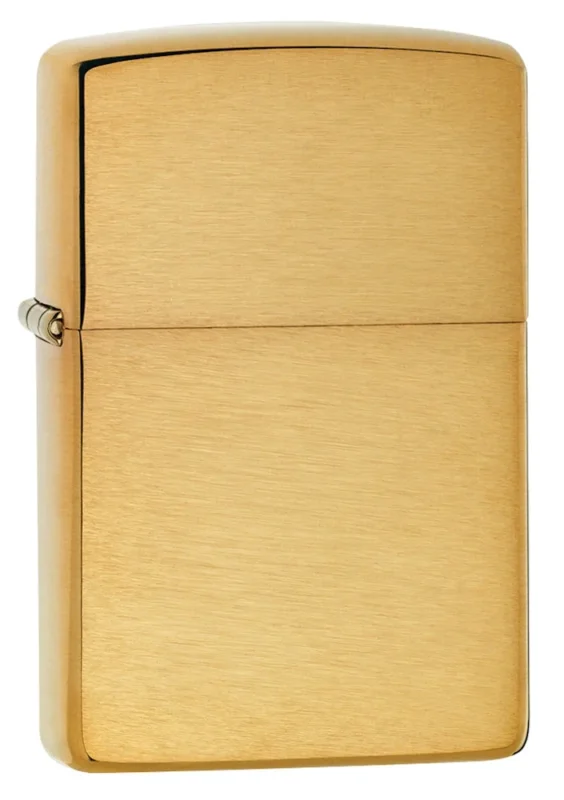 Zapalniczka benzynowa Zippo Brushed Brass Szybka wysyłka