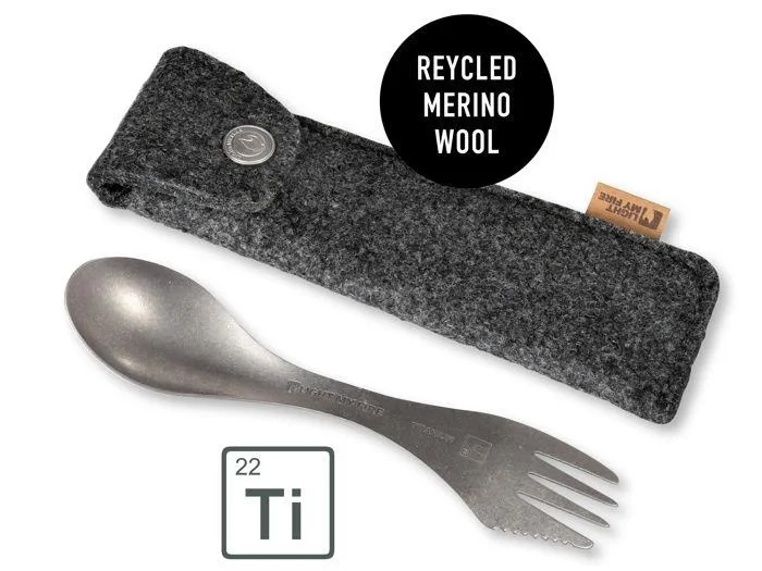 Spork tytanowy z etui Light My Fire Spork O Titanium Kit 4218101110 Ostatnie sztuki