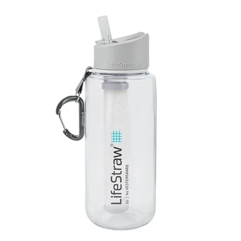 Butelka z filtrem do wody z 2-stopniową filtracją LifeStraw Go 1L - Clear Wysoka jakość