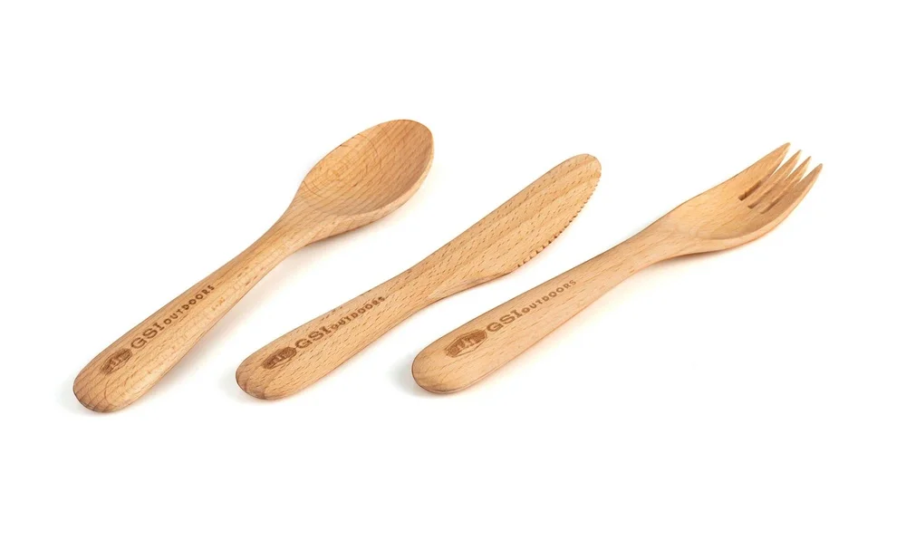Szybka dostawa Sztućce drewniane GSI RAKAU Cutlery Set