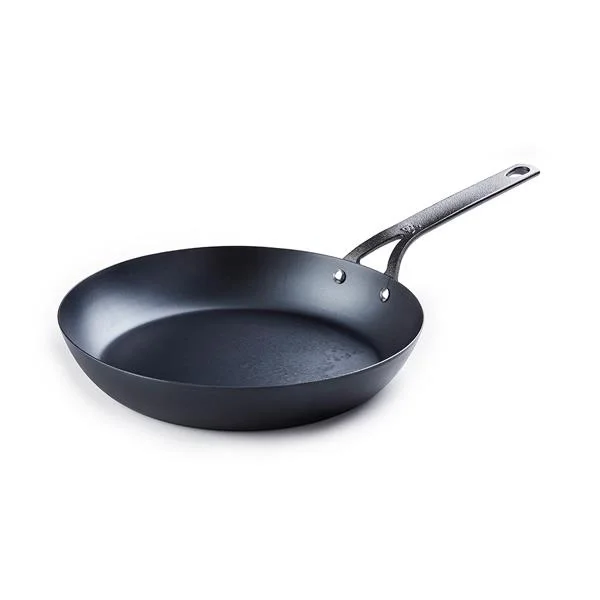 Patelnia Black Steel - BK 30 cm stal węglowa Bezpieczne zakupy