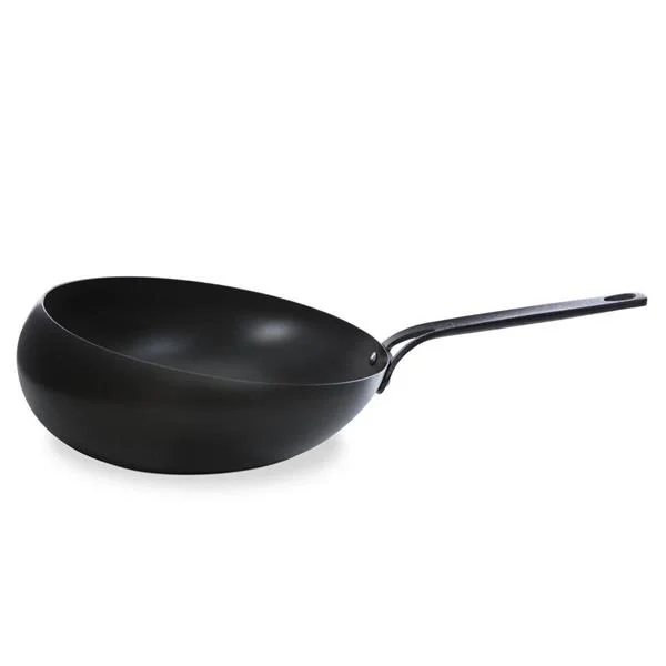 Bezpieczne zakupy Patelnia Wok WOKARANG - BK 30 cm stal węglowa