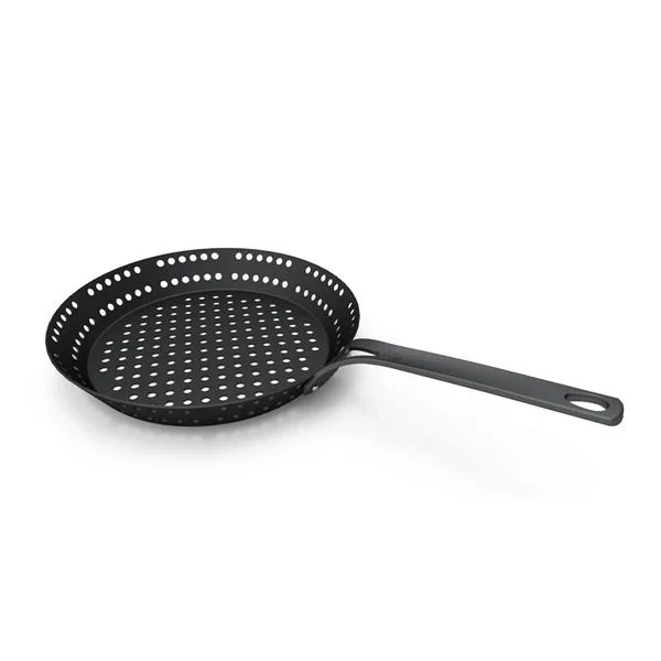 Patelnia perforowana do grillowania - BK 30 cm stal węglowa Tylko dziś