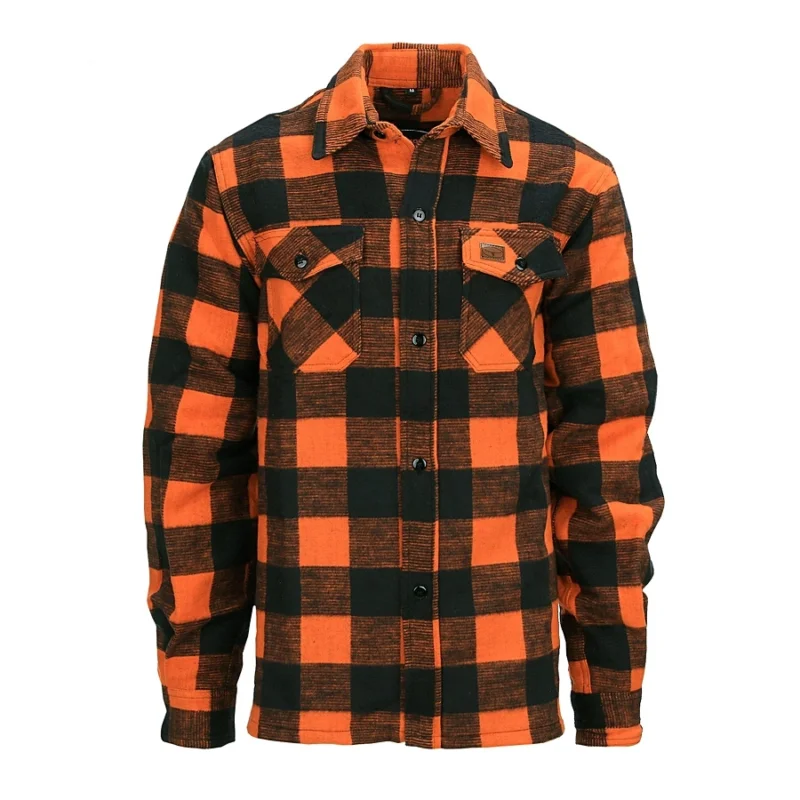 Koszula flanelowa Longhorn Lumberjack - Orange Cena promocyjna
