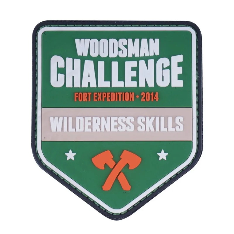 Darmowy zwrot Fosco Industries - Naszywka 3D Woodsman Challenge