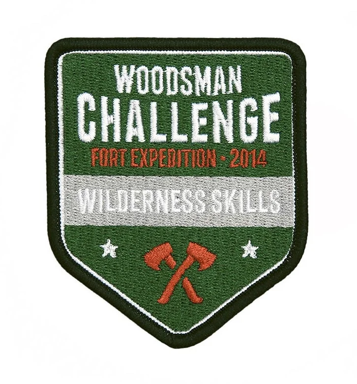 Kup online Fosco Industries - Naszywka haftowana Woodsman Challenge