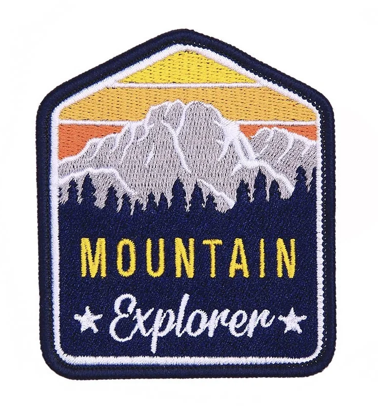 Fosco Industries - Naszywka haftowana Mountain Explorer Nowy
