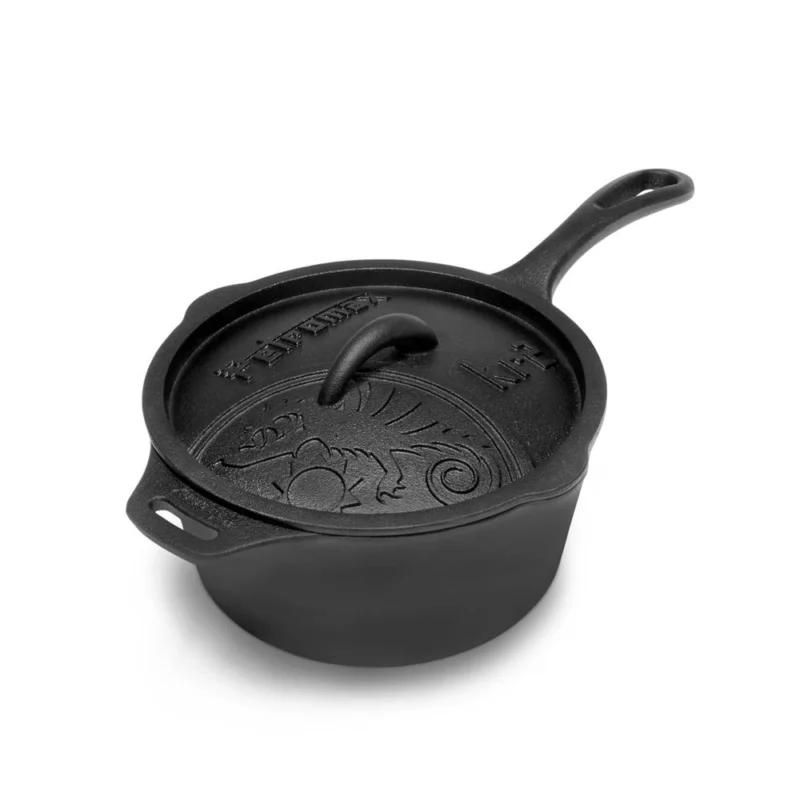 Nowy Rondel żeliwny Petromax Cast-Iron Saucepan KR2- z pokrywą