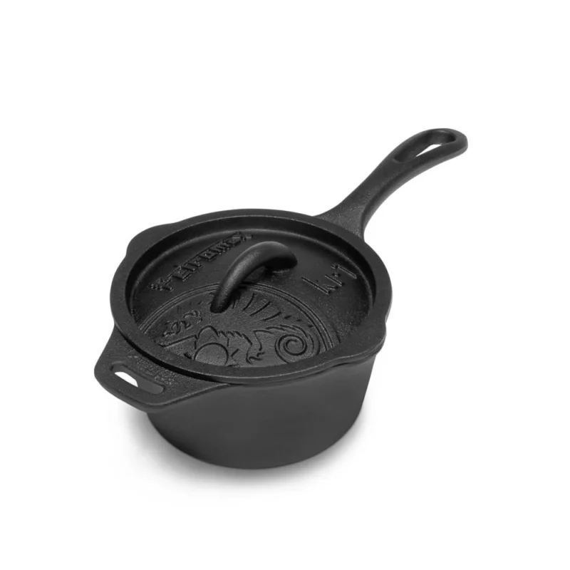 Nowość Rondel żeliwny Petromax Cast-Iron Saucepan KR1- z pokrywą